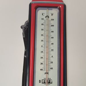 THERMOMETRE METAL MOTO NEW YORK DIM 16 X 48 CM