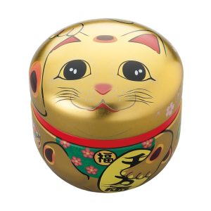 Boite à thé ronde chat (pour 60g)